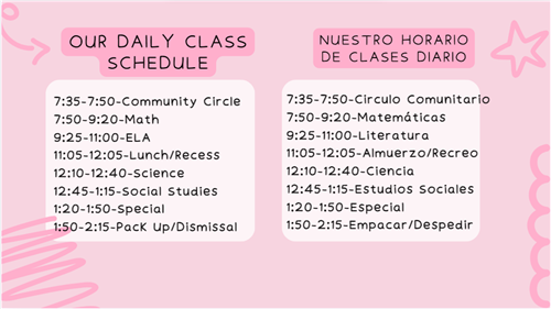 Class Schedule